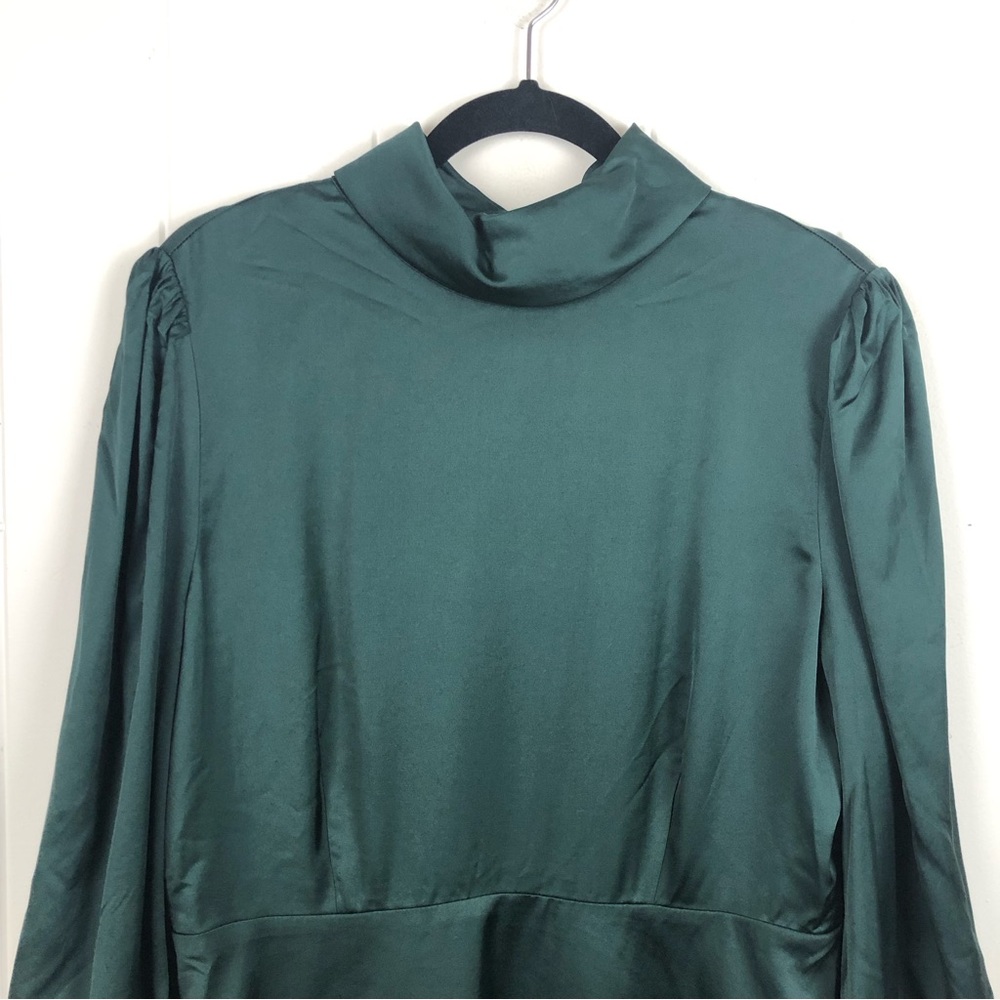 Bardot Womens Dress Milan Mini Forest Green Size 12 - holiday dress - Picture 6 of 10